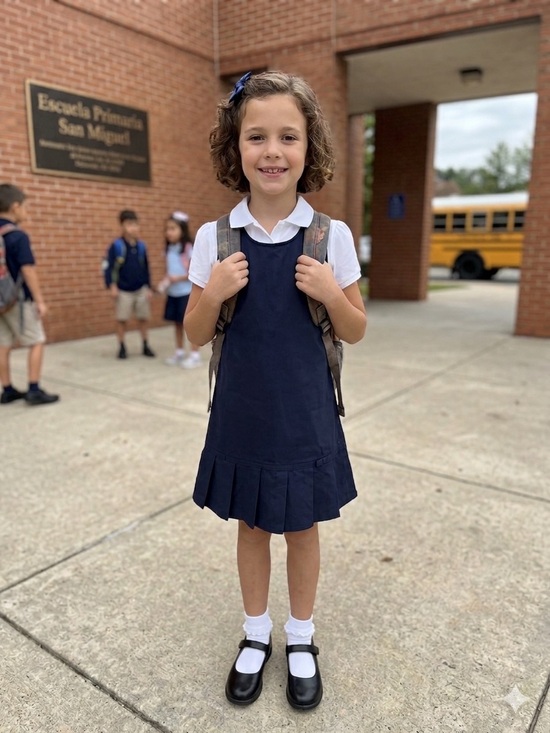 French Toast Other - French Toast Navy Sleeveless Pleated-Hem School Jumper Dress